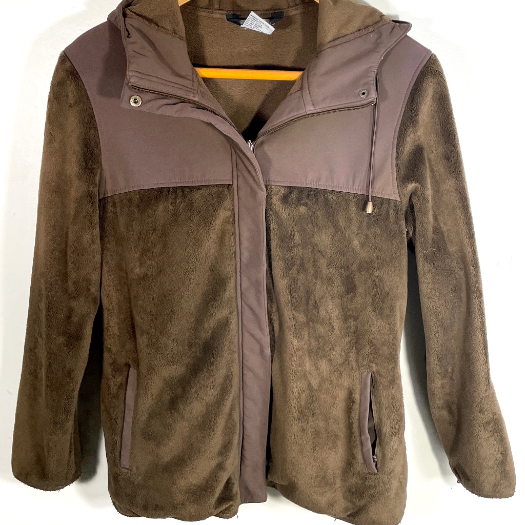 Fjall Brown Hooded Fall Jacket Size L
